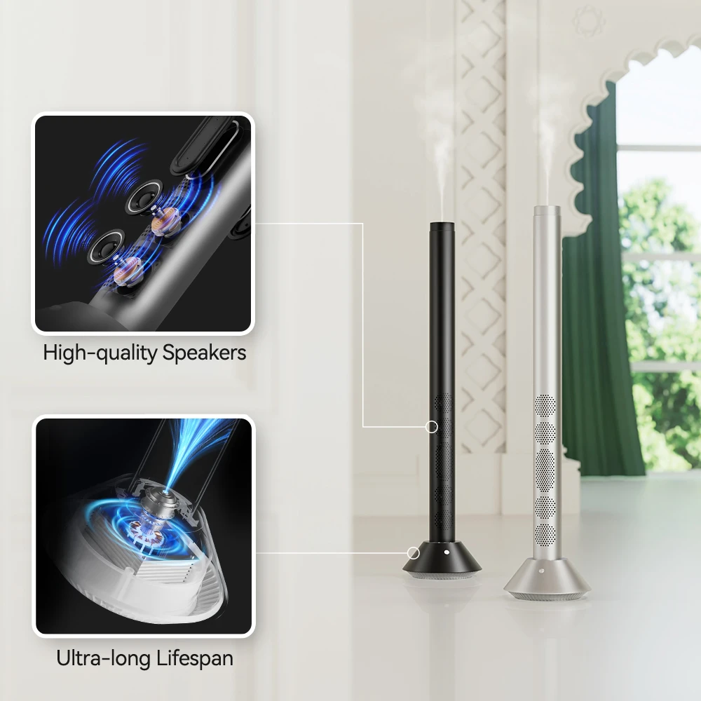 S100L PRO Premium Tower-Duftdiffusor mit Lautsprecher