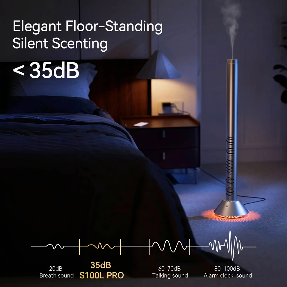 S100L PRO Premium Tower-Duftdiffusor mit Lautsprecher